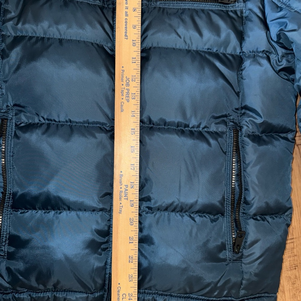 Men’s Navy Blue Moto Style Guess Los Angeles Jacket Size Medium - Picture 5 of 10